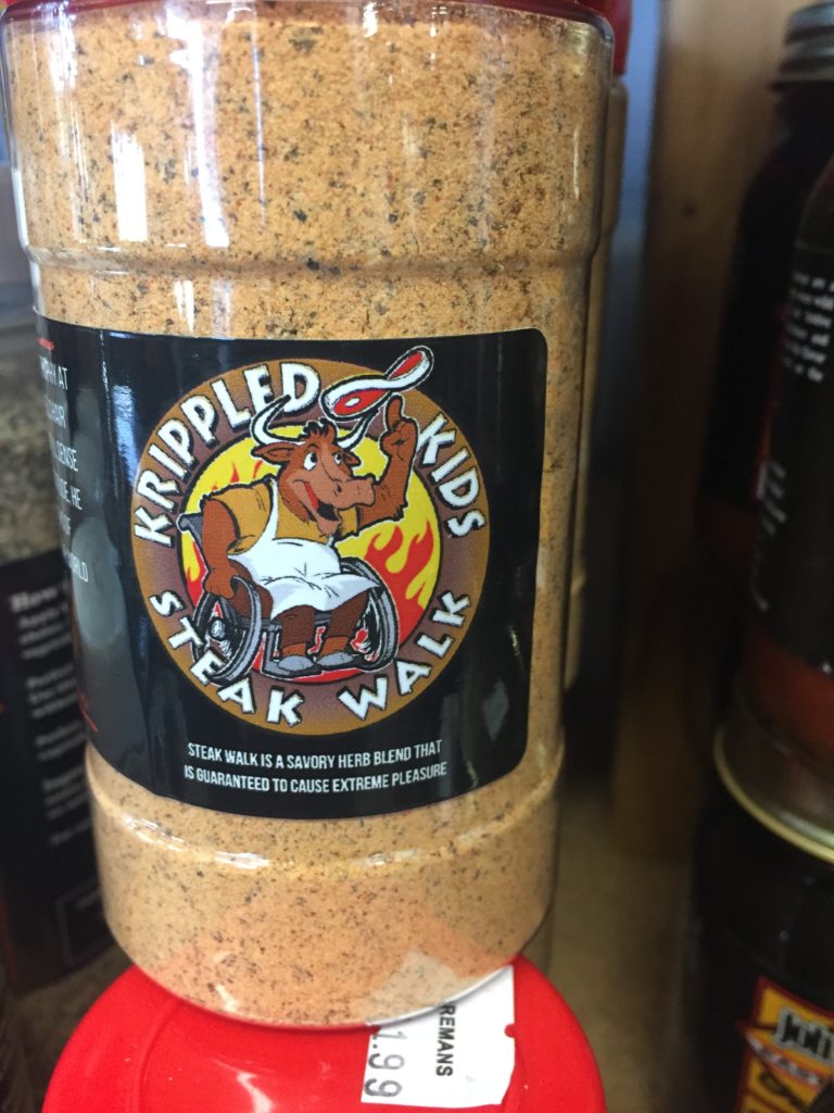 Krippled Kids Steak Walk BBQ Seasoning - Foreman's General Store